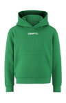 Craft Kapuzenpullover Community 2.0 Logo Hoodie (athletische Passform) grün Kinder