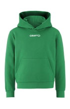 Craft Kapuzenpullover Community 2.0 Logo Hoodie (athletische Passform) grün Kinder