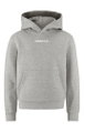 Craft Kapuzenpullover Community 2.0 Logo Hoodie (athletische Passform) grau Kinder
