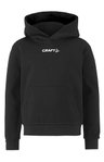 Craft Kapuzenpullover Community 2.0 Logo Hoodie (athletische Passform) schwarz Kinder