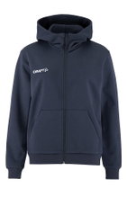 Craft Hooded Sweatshirt Community 2.0 Logo Full Zip Hoodie (Cotton/Polyester) navy blue Ladies