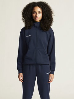Craft Hooded Sweatshirt Community 2.0 Logo Full Zip Hoodie (Cotton/Polyester) navy blue Ladies