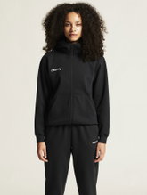 Craft Hooded Sweatshirt Community 2.0 Logo Full Zip Hoodie (Cotton/Polyester) black Ladies