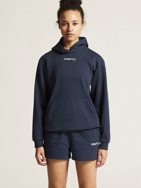 Craft Kapuzenpullover Community 2.0 Logo Hoodie (athletische Passform) navyblau Damen