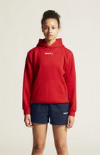 Craft Hooded Sweatshirt Community 2.0 Logo Hoodie (athletic fit) red Ladies