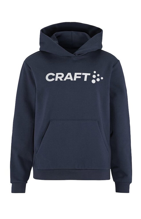 Craft Bluza z kapturem Community 2.0 (wysoki komfort noszenia) granatowa Damska