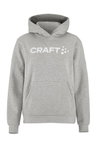 Craft Bluza z kapturem Community 2.0 (wysoki komfort noszenia) jasnoszara Damska