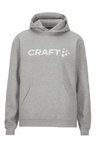 Craft Kapuzenpullover Community 2.0 Hoodie (hoher Tragekomfort) hellgrau Herren