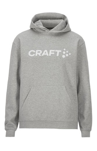 Craft Kapuzenpullover Community 2.0 Hoodie (hoher Tragekomfort) hellgrau Herren