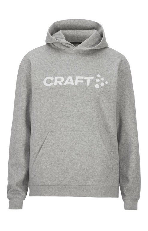 Craft Bluza z kapturem Community 2.0 (wysoki komfort noszenia) jasnoszara męska