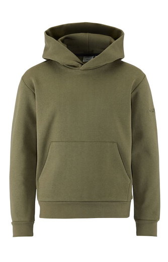 Craft Kapuzenpullover Community 2.0 Hoodie (athletische Passform) khakigrün Kinder