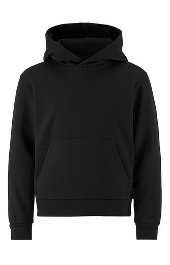Craft Kapuzenpullover Community 2.0 Hoodie (athletische Passform) schwarz Kinder