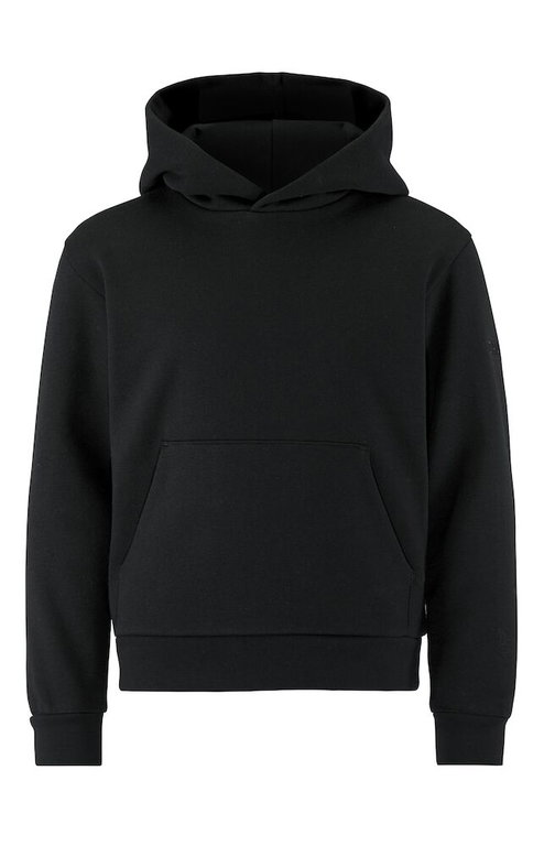 Craft Kapuzenpullover Community 2.0 Hoodie (athletische Passform) schwarz Kinder