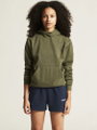 Craft Kapuzenpullover Community 2.0 Hoodie (athletische Passform) khakigrün Damen