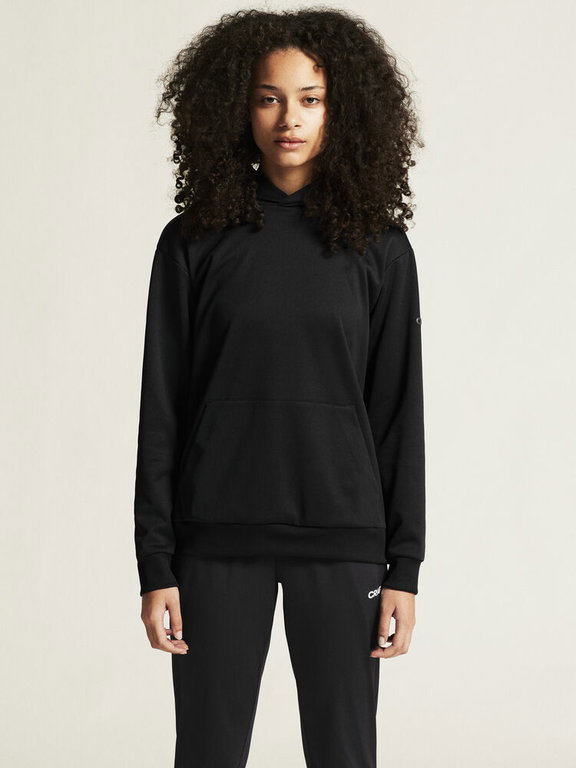 Craft Kapuzenpullover Community 2.0 Function Hoodie (100% rec. Polyester) schwarz Damen