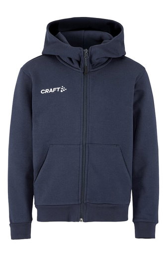 Craft Kapuzenpullover Community 2.0 Logo Full Zip Hoodie (Baumwolle/Polyester) navyblau Kinder