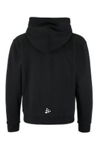 Craft Hooded Sweatshirt Community 2.0 Logo Full Zip Hoodie (Cotton/Polyester) black Kids