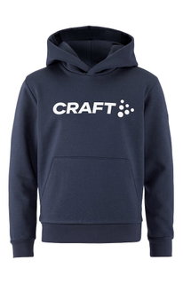 Craft Kapuzenpullover Community 2.0 Hoodie (hoher Tragekomfort) navyblau Kinder