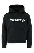 Craft Hoodie Community 2.0 (high wearing comfort) black Kids