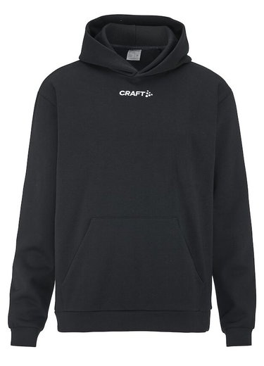 Craft Kapuzenpullover Community 2.0 Logo Hoodie (athletische Passform) schwarz Herren