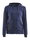 Craft Kapuzenpullover Hoodie Community FZ (Front-Reißverschluss, sportliche Passform) navyblau Damen