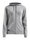 Craft Kapuzenpullover Hoodie Community FZ (Front-Reißverschluss, sportliche Passform) grau Damen