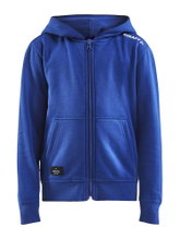 Craft Hoodie Community FZ Hoodie (Front Zipper, sporty fit) cobalt blue Kids