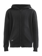 Craft Hoodie Community FZ Hoodie (Front Zipper, sporty fit) black Kids