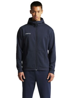 Craft Kapuzenpullover Community 2.0 Logo Full Zip Hoodie (Baumwolle/Polyester) navyblau Herren