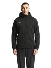 Craft Hooded Sweatshirt Community 2.0 Logo Full Zip Hoodie (Cotton/Polyester) black Men