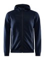 Craft Kapuzenpullover Core Soul Full Zip Hood (weiches Material, mit Reißverschlusstaschen) darknavy Herren