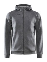 Craft Core Soul Full Zip Hoodie (soft material, with zipper pockets) dark grey Men