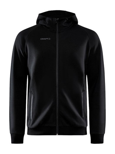 Craft Kapuzenpullover Core Soul Full Zip Hood (weiches Material, mit Reißverschlusstaschen) schwarz Herren