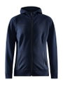 Craft Kapuzenpullover Core Soul Full Zip Hood (weiches Material, mit Reißverschlusstaschen) darknavy Damen