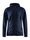 Craft Kapuzenpullover Core Soul Full Zip Hood (weiches Material, mit Reißverschlusstaschen) darknavy Damen