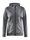 Craft Kapuzenpullover Core Soul Full Zip Hood (weiches Material, mit Reißverschlusstaschen) dunkelgrau Damen