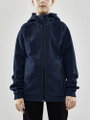 Craft Kapuzenpullover Core Soul Full Zip Hood (weiches Material, mit Reißverschlusstaschen) navyblau Kinder