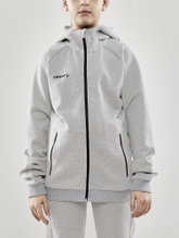 Craft Hoodie Core Soul Full Zip Hood (soft material, with zip pockets) light grey Kids