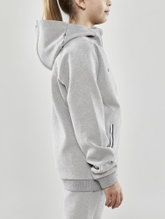 Craft Hoodie Core Soul Full Zip Hood (soft material, with zip pockets) light grey Kids