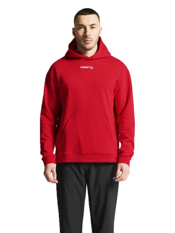 Craft Kapuzenpullover Community 2.0 Logo Hoodie (athletische Passform) rot Herren