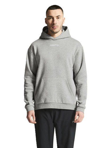 Craft Kapuzenpullover Community 2.0 Logo Hoodie (athletische Passform) grau Herren