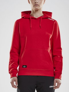 Craft Kapuzenpullover Hoodie Community (athletische Passform) rot Damen