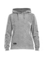 Craft Kapuzenpullover Hoodie Community (athletische Passform) grau Damen