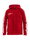 Craft Hoodie Fullzip Pro Control red/white Boys