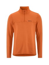Craft Sport Long Sleeve Shirt CORE Gain (Midlayer, Half-Zip) buff orange Men's