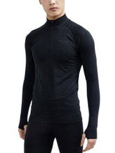 Craft Funktionsunterwäsche Langarmshirt Core Dry Active Comfort Half-Zip (optimale Bewegungsfreiheit) schwarz Herren