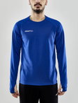 Craft Sport-Langarmshirt Evolve Crew Neck - aus Stretchmaterial - kobaltblau Herren