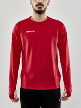 Craft Sport Long Sleeve Evolve Crew Neck Shirt - made of stretch material - red Men