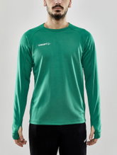 Craft Sport Long Sleeve Shirt Evolve Crew Neck - made of stretch material - green Men