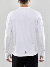 Craft Sport Long Sleeve Shirt Evolve Crew Neck - made of stretch material - white Men